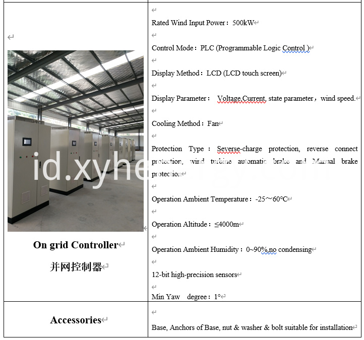 Generator Angin 500kw 500kw WInd Generator